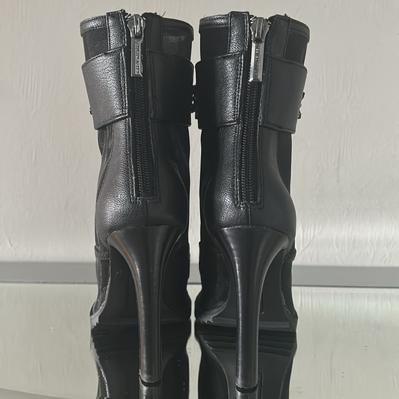 🆕 KARL LAGERFELD Paris Blayze Mesh Booties Black size 5 Women’s Heeled Boots - Picture 9 of 16